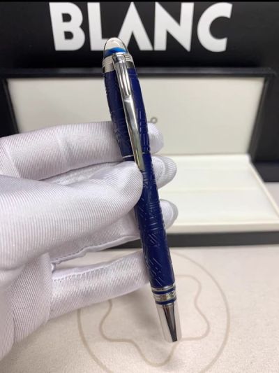 MONTBLANC Star Trek  Blue Star  Metal Signature Pen Precious Bead Pen Neutral Pen Water Pen Pen